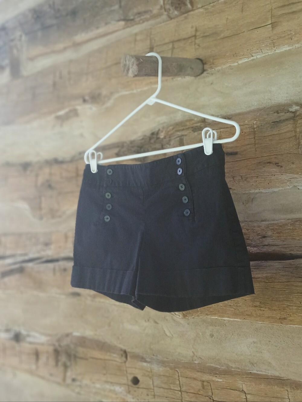 Express Design Studio Black Mid Rise 5" "Editor" Shorts Size 4 - Picture 2 of 6